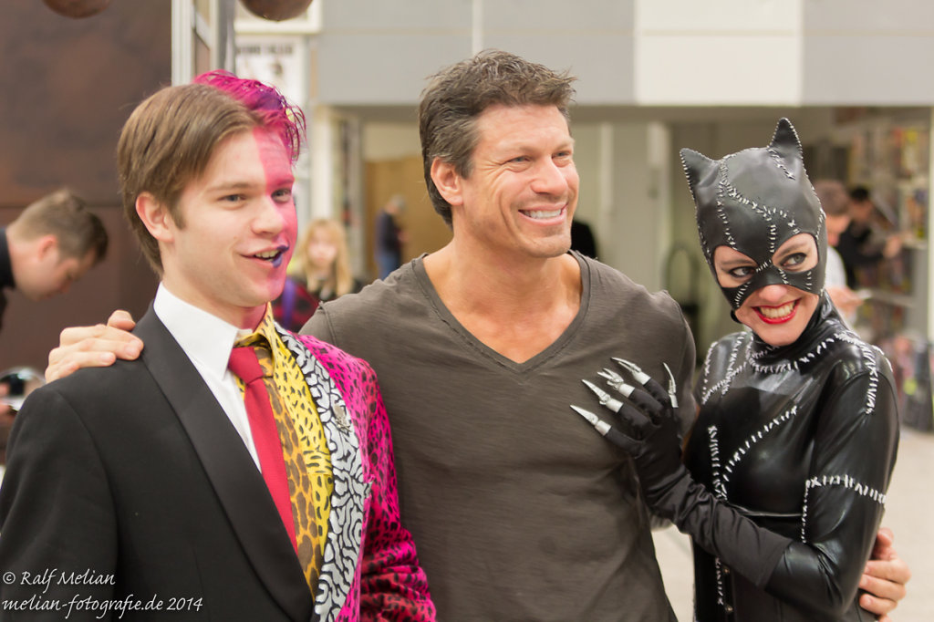 Paul Logan und Two-Face und Catwoman